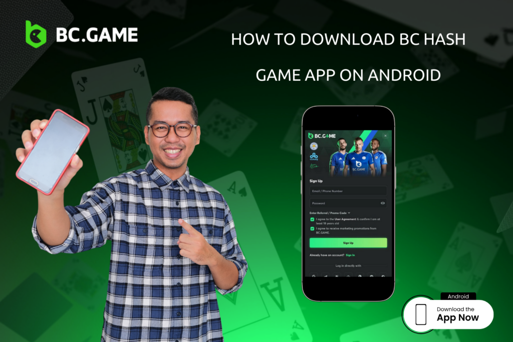 Download BC Hash Game App on Android