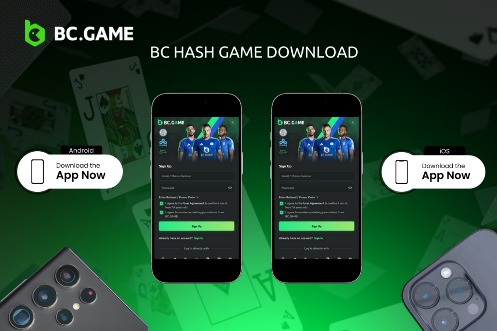 Download the BC Hash Game App